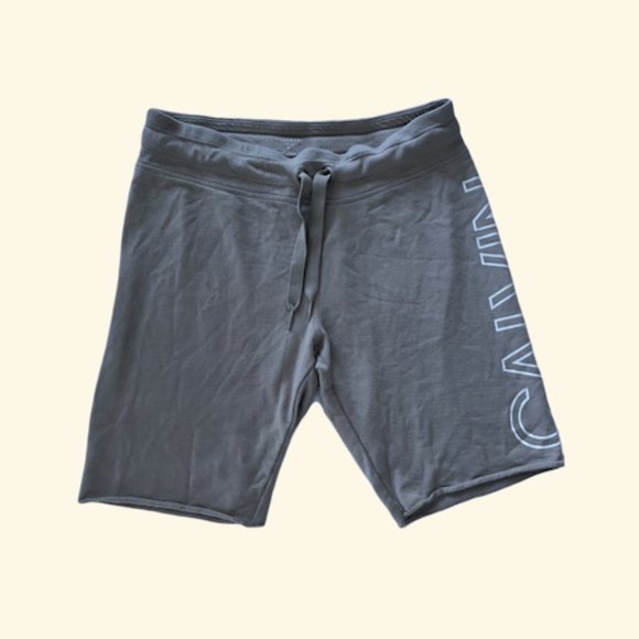 Calvin Klein Tan Logo Shorts Size M - Picture 1 of 3